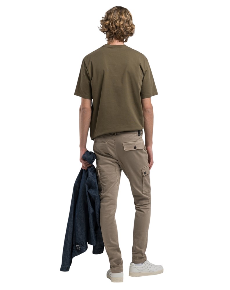 Replay BEŽ JAAN SLIM FIT CARGO JEANS M9649E 8366197 - 5
