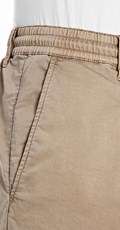 BEŽ COMFORT FIT CHINO HLAČE OD PAMUKA S VEZICAMA - 5