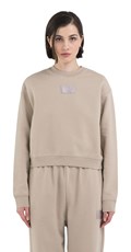 BEŽ CROPPED SWEATSHIRT OD ORGANSKOG PAMUKA - 3