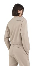 BEŽ CROPPED SWEATSHIRT OD ORGANSKOG PAMUKA - 4