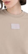 BEŽ CROPPED SWEATSHIRT OD ORGANSKOG PAMUKA - 5