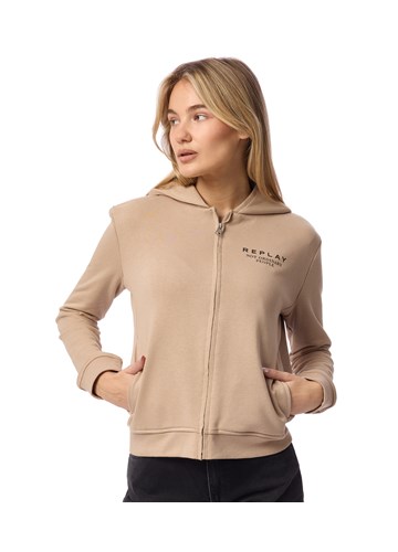 Replay BEŽ HOODIE S NATPISOM REPLAY NOT ORDINARY PEOPLE - 3