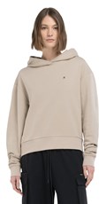 BEŽ HOODIE U OVERSIZED KROJU S MINI REPLAY LOGOTIPOM - 3