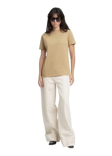 Replay BEŽ JEDNOBOJNA MAJICA OD ORGANSKOG PAMUKA - 1