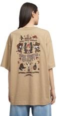 BEŽ MAJICA BOYFIT KROJA S WESTERN PRINTOM - 3