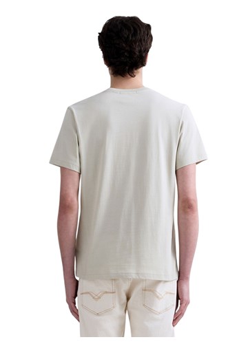 Replay BEŽ PAMUČNA MAJICA S 3D REPLAY LOGOM - 3