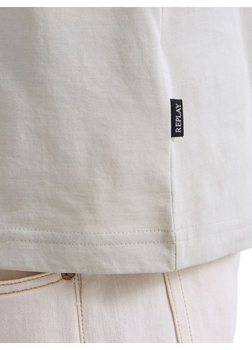 Replay BEŽ PAMUČNA MAJICA S 3D REPLAY LOGOM - 7