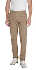 BEŽ SLIM FIT CHINO PAMUČNE HLAČE - 1
