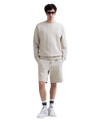 Replay bež sportske kratke hlače od frotira