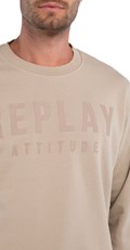 BEŽ SWEATSHIRT REPLAY ATTITUDE - 3
