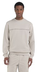BEŽ SWEATSHIRT REGULARNOG KROJA S MINI NATPISOM - 3