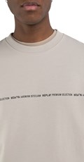 BEŽ SWEATSHIRT REGULARNOG KROJA S MINI NATPISOM - 4