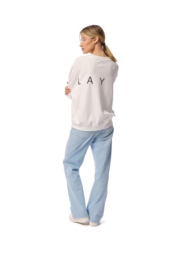 Replay BEŽ SWEATSHIRT S OBOSTRANIM NATPISOM REPLAY - 4