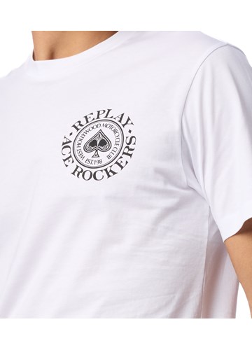 Replay BIJELA MAJICA REPLAY ACE ROCKERS  - 5