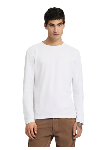 Replay BIJELA MAJICA DUGIH RUKAVA OD JERSEYA - 2