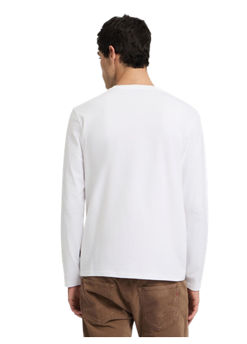 Replay BIJELA MAJICA DUGIH RUKAVA OD JERSEYA - 3