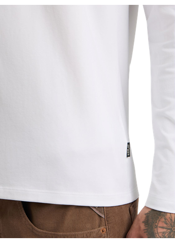 Replay BIJELA MAJICA DUGIH RUKAVA OD JERSEYA - 7