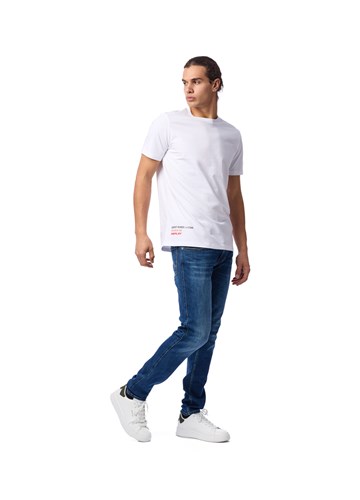 Replay BIJELA MAJICA KRATKIH RUKAVA S MINI NATPISOM - 1