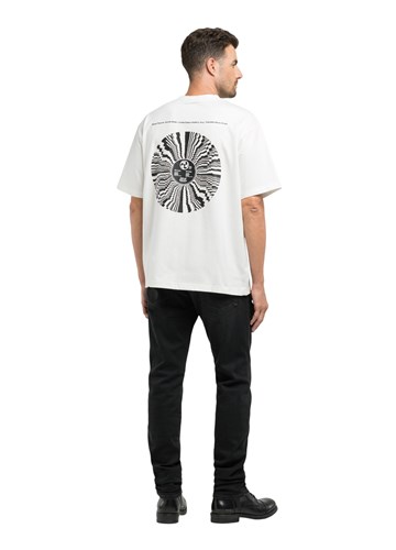 Replay BIJELA MAJICA KRATKIH RUKAVA S PRINTOM PLOČE - 2