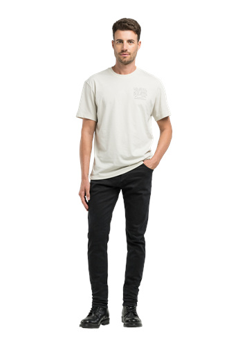 Replay BIJELA MAJICA OD DŽERSEJA S IZBLIJEDJELIM NATPISOM - 2