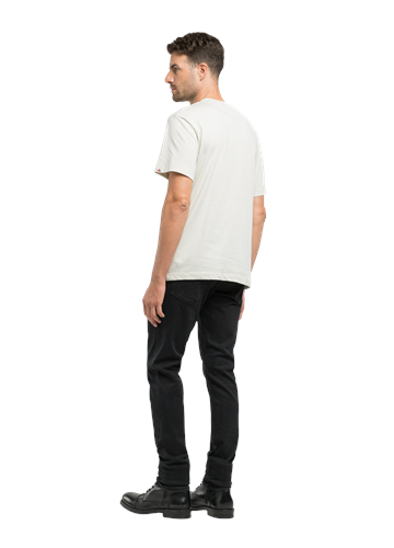 Replay BIJELA MAJICA OD DŽERSEJA S IZBLIJEDJELIM NATPISOM - 1