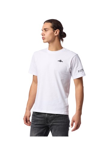 Replay BIJELA MAJICA S MINI REPLAY ARCHIVE LOGOTIPOM  - 3