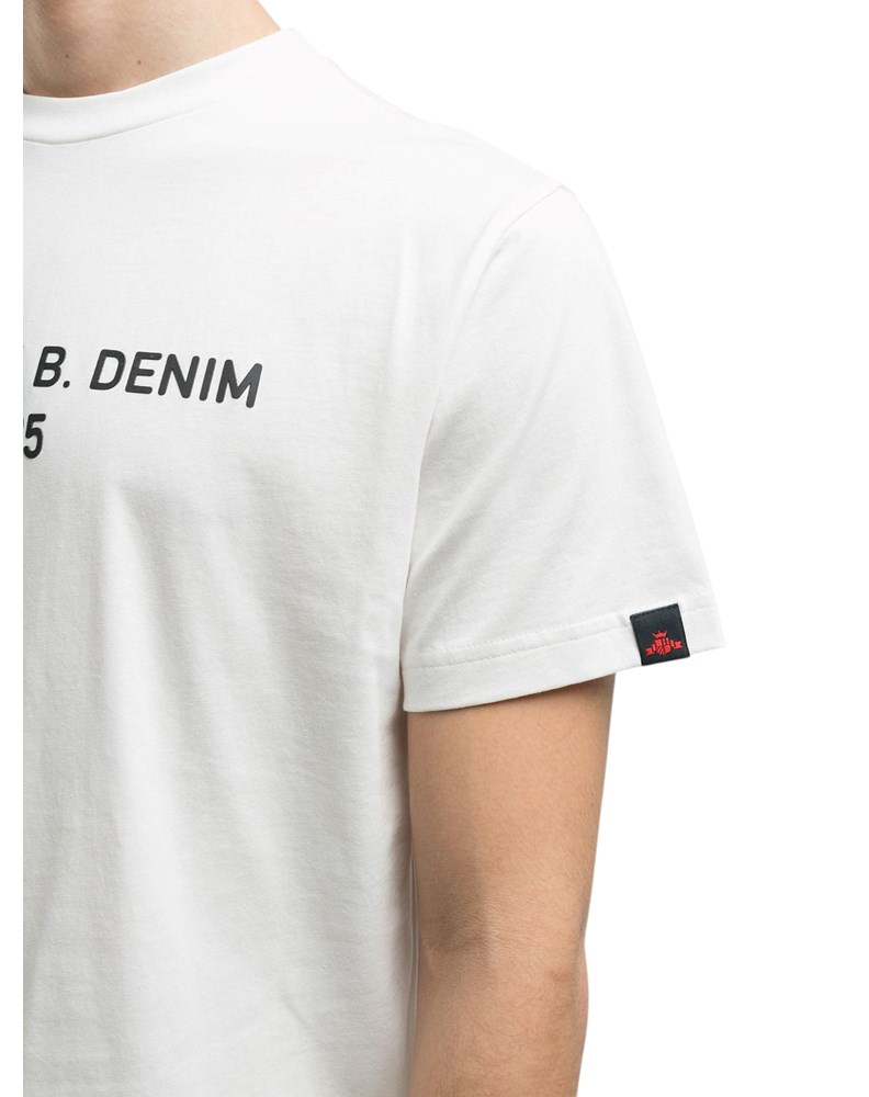 Replay BIJELA MAJICA S PRINTOM LOT REPLAY DENIM - 4