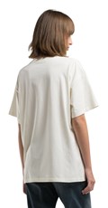 BIJELA BOY-FIT MAJICA S PRINTOM - 4