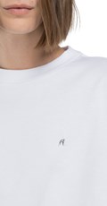 BIJELA CROPPED MAJICA S METALNIM LOGOM - 4