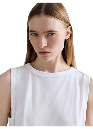 Replay BIJELA MAJICA BEZ RUKAVA S VEZICAMA - 5