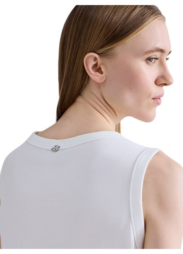 Replay BIJELA MAJICA BEZ RUKAVA S VEZICAMA - 6