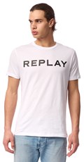 BIJELA MAJICA KRATKIH RUKAVA S CLASSIC REPLAY PRINTOM - 2