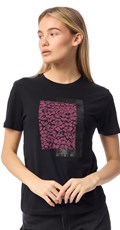CRNA MAJICA KRATKIH RUKAVA S MODERN ART PRINTOM - 2