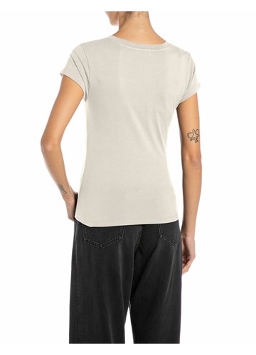 Replay BIJELA MAJICA S V IZREZOM I NATPISOM GIRLS CLUB - 2