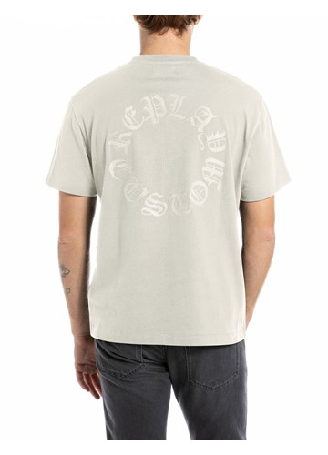 Replay BIJELA MAJICA S KRUŽNIM PRINTOM NA LEĐIMA - 2