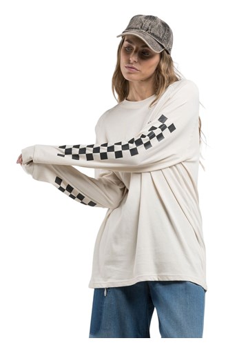 Replay BIJELA MAJICA S MOTO PRINTOM - 2