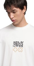 BIJELA MAJICA S OKRUGLIM IZREZOM I REPLAY X MARTIN GARRIX LOGOM I NATPISOM - 5