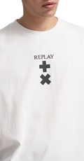 BIJELA MAJICA S OKRUGLIM IZREZOM I REPLAY X MARTIN GARRIX LOGOTIPOM - 6