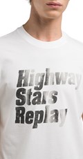 BIJELA MAJICA S PRINTOM HIGHWAY STARS REPLAY - 4