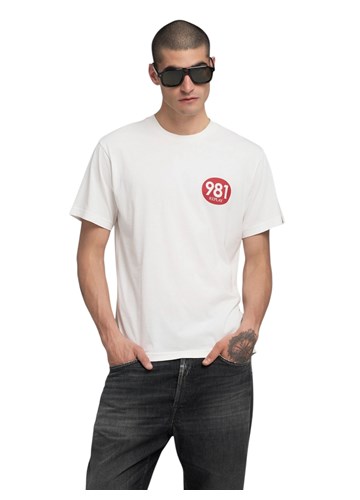 Replay BIJELA MAJICA S PRINTOM REPLAY 981 NA PRSIMA - 2