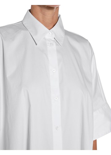 Replay BIJELA MIDI HALJINA OD POPELINA S DETALJIMA OD ČIPKE - 3