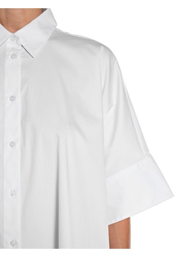 Replay BIJELA MIDI HALJINA OD POPELINA S DETALJIMA OD ČIPKE - 4