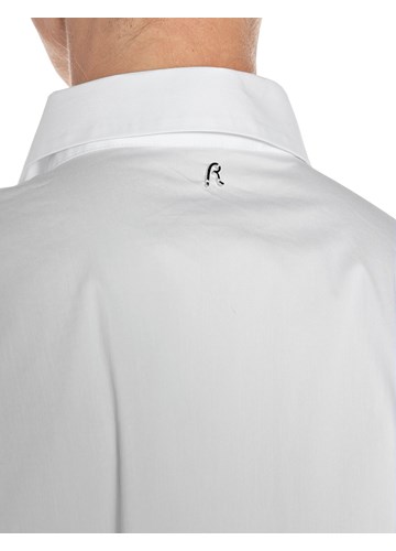 Replay BIJELA MIDI HALJINA OD POPELINA S DETALJIMA OD ČIPKE - 6