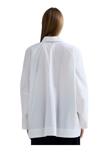 Replay BIJELA OVERSIZE KOŠULJA OD POPELINA - 3