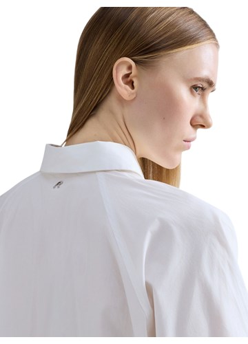 Replay BIJELA OVERSIZE KOŠULJA OD POPELINA - 7