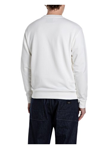 Replay BIJELA PAMUČNA MAJICA DUGIH RUKAVA "REACH PEACE" - 2