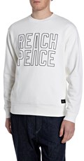 BIJELA PAMUČNA MAJICA DUGIH RUKAVA "REACH PEACE" - 1