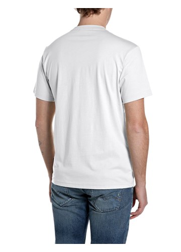 Replay BIJELA PAMUČNA MAJICA S 3D REPLAY LOGOM - 2