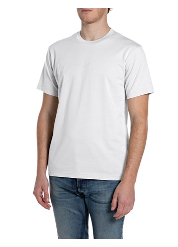 Replay BIJELA PAMUČNA MAJICA S 3D REPLAY LOGOM - 1