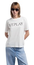 BIJELA PAMUČNA MAJICA S REPLAY NATPISOM - 2